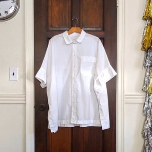 COS DRAPED WIDE-FIT SHIRT